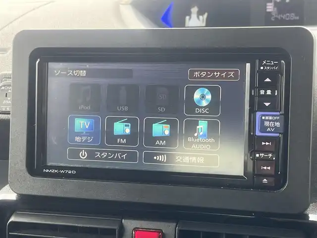 ダイハツ タント カスタム X 島根県 2023(令5)年 2.5万km パール 純正メモリナビ　/（フルセグＴＶ/ＤＶＤ再生/Ｂｌｕｅｔｏｏｔｈ接続）　/バックカメラ　/ビルトインＥＴＣ　/前方ドライブレコーダー　/両側パワースライド　/前後コーナーセンサー　/衝突軽減システム　/前席シートヒーター　/電動パーキングブレーキ／ホールド　/純正LEDヘッドライト/純正14インチアルミホイール/純正フロアマット