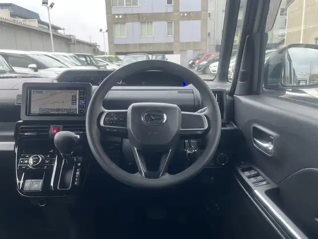 ダイハツ タント カスタム X 島根県 2023(令5)年 2.5万km パール 純正メモリナビ　/（フルセグＴＶ/ＤＶＤ再生/Ｂｌｕｅｔｏｏｔｈ接続）　/バックカメラ　/ビルトインＥＴＣ　/前方ドライブレコーダー　/両側パワースライド　/前後コーナーセンサー　/衝突軽減システム　/前席シートヒーター　/電動パーキングブレーキ／ホールド　/純正LEDヘッドライト/純正14インチアルミホイール/純正フロアマット