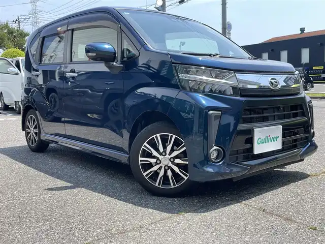 ダイハツ ムーヴ カスタム X LTD SAⅢ 新潟県 2017(平29)年 2.1万km レーザーブルークリスタルシャイン メモリナビ/ワンセグテレビ/バックカメラ/アラウンドビュー/アイドリングストップ/ウィンカーミラー/ドアバイザー/プッシュスタート/シートヒーター/オートハイビーム/レベライザー/スペアキー1個