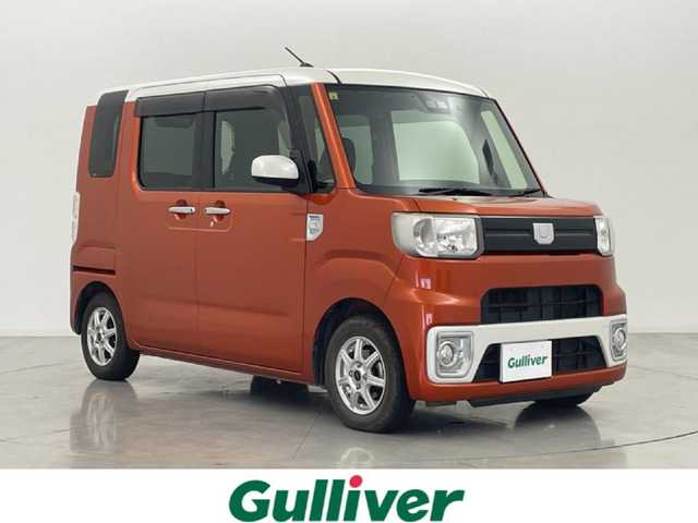 ダイハツ ウェイク L SA Ⅲ 熊本県 2018(平30)年 11.7万km パールホワイトⅢ/トニコオレンジメタリック 2トーン 純正ナビMMZKーW68D（ＣＤ・ＤＶＤ・フルセグ・ＢＴ・ＳＤ・ｉｐｏｄ）/ＥＴＣ　/社外前方ドライブレコーダー　/バックカメラ　/両側パワースライドドア　/後ろのみコーナーセンサー　/スマートアシスト/・衝突回避支援ブレーキ/・車線逸脱警報/・誤発進制御機能/・先行車発進お知らせ/・オートマチックハイビーム/横滑り防止/アイドリングストップ/ドアバイザー/純正フロアマット/社外13インチAW/オートライト/フォグライト/スマートキー/プッシュスタート/保証書　/取扱説明書