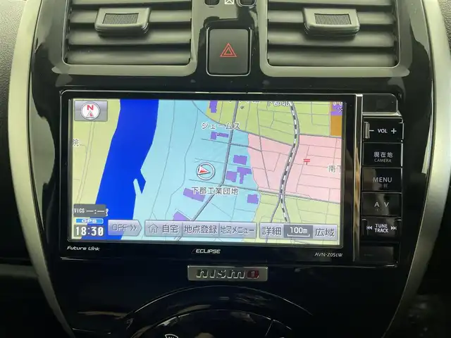 日産 マーチ ニスモ 大分県 2016(平28)年 10.9万km ピュアブラック 社外ナビ/（ＣＤ/フルセグ/DVD/Bluetooth）/ETC/純正１６インチＡＷ/革巻きステアリング/プッシュスタート/スマートキー/オートライト/ヘッドライトレベライザー/オートエアコン/オートリトラミラー/取扱説明書