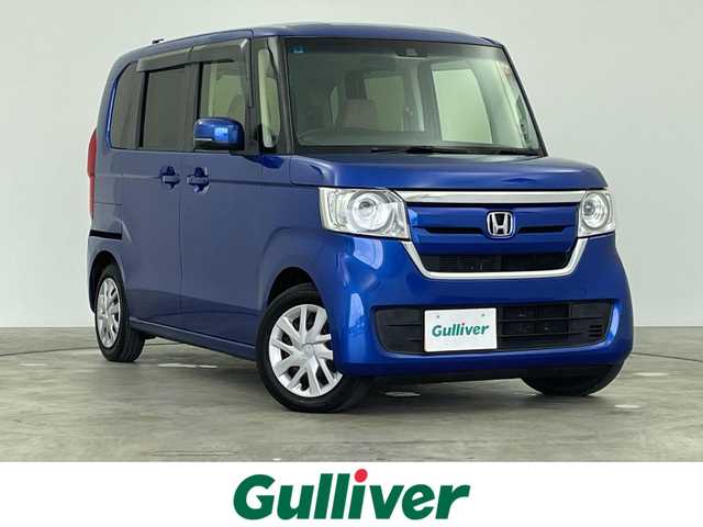 ホンダ Ｎ ＢＯＸ G L ホンダセンシング 群馬県 2019(平31)年 7万km ブリリアントスポーティブルーメタリック2トーン 社外７インチナビ　バックカメラ　片側パワースライドドア　アダプティブクルーズコントロール　ＬＥＤ　ステアリングリモコン　ビルトインＥＴＣ　スマートキー　プッシュスタート　純正フロアマット　ドアバイザー
