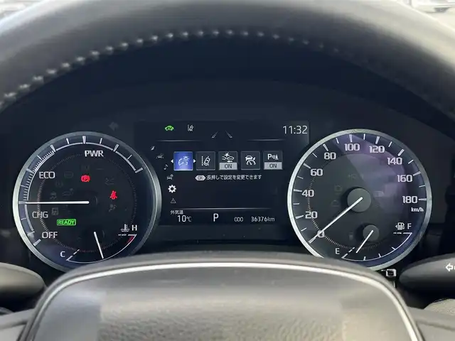 トヨタ クラウン ハイブリッド B 奈良県 2021(令3)年 3.7万km プレシャスホワイトパール 12.3インチナビ/（TV/BT/CD/DVD/AppleCarPlay/AndroidAuto)/レーダークルーズコントロール/バックカメラ/前後コーナーセンサー/衝突軽減システム/レーンキープアシスト/パワーバックドア/前席パワーシート/LEDヘッドライト/前後ドライブレコーダー/ETC/純正17インチAW/保証書/スペアキーX1