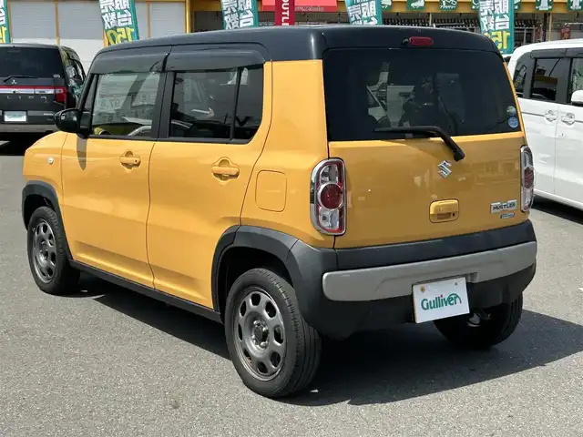 スズキ ハスラー G 群馬県 2019(令1)年 5.8万km アクティブイエロー/ブラック2トーンルーフ デュアルカメラブレーキサポート/前席シートヒーター/レーンキープアシスト/アイドリングストップ/横滑り防止装置/スマートキー/プッシュスタート/カーオーディオ/ＥＴＣ/電動格納ミラー/ドアバイザー/クルーズコントロール/ダウンヒルアシストコントロール