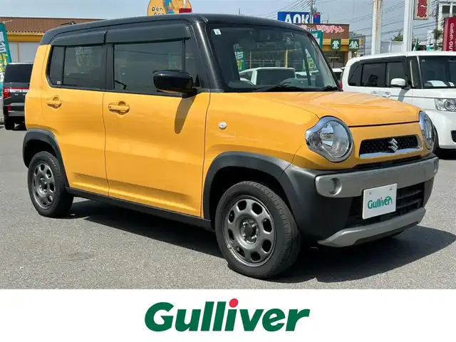 スズキ ハスラー G 群馬県 2019(令1)年 5.8万km アクティブイエロー/ブラック2トーンルーフ デュアルカメラブレーキサポート/前席シートヒーター/レーンキープアシスト/アイドリングストップ/横滑り防止装置/スマートキー/プッシュスタート/カーオーディオ/ＥＴＣ/電動格納ミラー/ドアバイザー/クルーズコントロール/ダウンヒルアシストコントロール