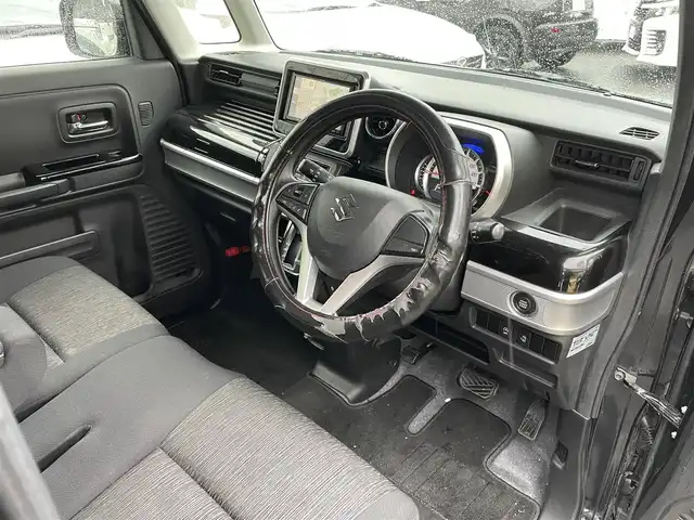 スズキ スペーシア カスタム HYBRID GS 福岡県 2018(平30)年 7.6万km ブルーイッシュブラックパール3 (株)IDOMが運営する【じしゃロン八幡西店】の自社ローン専用車両になります。こちらは現金またはオートローンご利用時の価格です。自社ローンご希望の方は別途その旨お申付け下さい/社外メモリナビ /ワンセグ/バックカメラ/片側パワースライドドア/LEDヘッドライト/オートライト/ETC