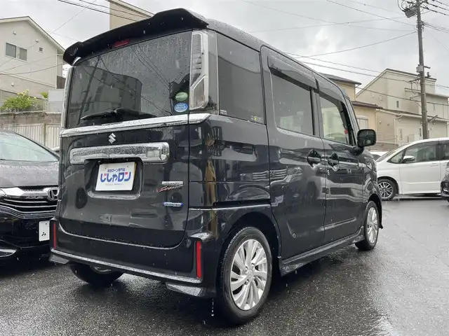 スズキ スペーシア カスタム HYBRID GS 福岡県 2018(平30)年 7.6万km ブルーイッシュブラックパール3 (株)IDOMが運営する【じしゃロン八幡西店】の自社ローン専用車両になります。こちらは現金またはオートローンご利用時の価格です。自社ローンご希望の方は別途その旨お申付け下さい/社外メモリナビ /ワンセグ/バックカメラ/片側パワースライドドア/LEDヘッドライト/オートライト/ETC