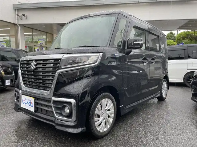 スズキ スペーシア カスタム HYBRID GS 福岡県 2018(平30)年 7.6万km ブルーイッシュブラックパール3 (株)IDOMが運営する【じしゃロン八幡西店】の自社ローン専用車両になります。こちらは現金またはオートローンご利用時の価格です。自社ローンご希望の方は別途その旨お申付け下さい/社外メモリナビ /ワンセグ/バックカメラ/片側パワースライドドア/LEDヘッドライト/オートライト/ETC