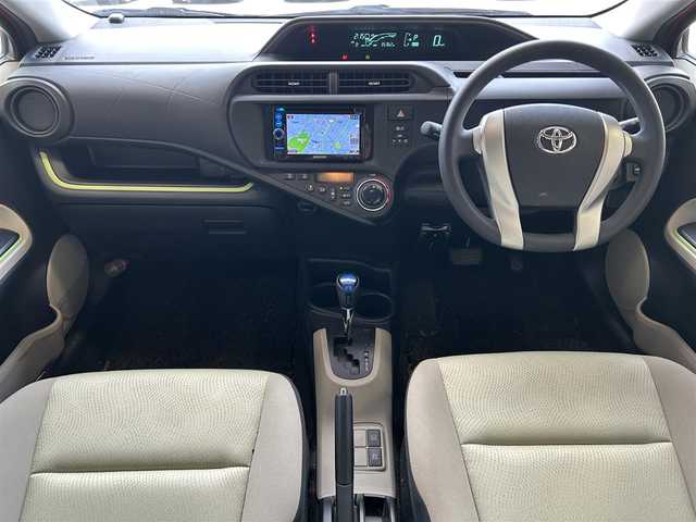 トヨタ アクア S 栃木県 2012(平24)年 3.6万km スーパーレッドⅤ SDナビ/TV ワンセグ/CD USB AUX/前後ドライブレコーダー/ETC/純正フロアマット/横滑り防止装置/ABS/リモコンキー/保証書/取扱説明書/記録簿