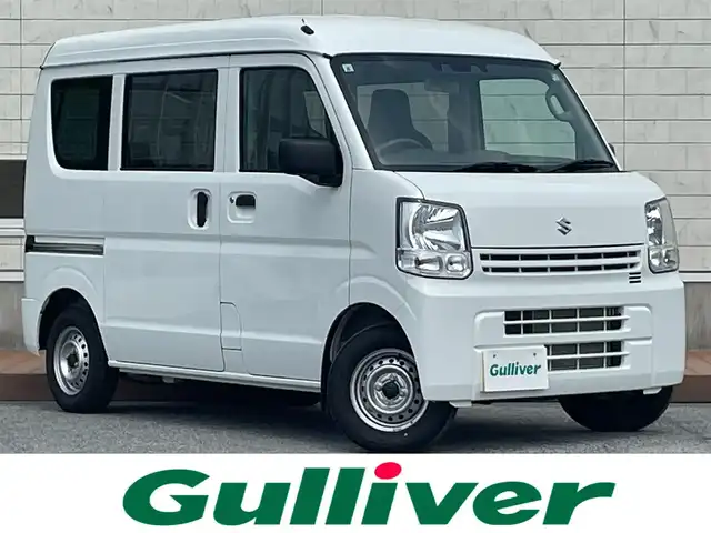 スズキ エブリイ PA 滋賀県 2024(令6)年 0.1万km スペリアホワイト 純正オーディオ/（AM/FM）/両側スライドドア/プリクラッシュブレーキアシスト/横滑り防止装置/レーンキープアシスト/コーナーセンサー/アイドリングストップ/ヘッドライトレベリング/オートライト/オートマチックハイビーム/ハロゲンヘッドライト/シガーソケット/純正フロアマット/後席フルフラットシート/マニュアルエアコン/マニュアルウインドウ/パワーステアリング