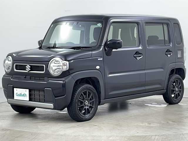 スズキ ハスラー HYBRID G 道央・札幌 2021(令3)年 5万km ブルーイッシュブラックパール3 ・４ＷＤ/・純正ナビ＆ＴＶ＆ＢＴ＆ＤＶＤ＆ＣＤ/・寒冷地仕様/・バックカメラ/・前席シートヒーター/・衝突被害軽減ブレーキ/・レーンキープアシスト/・スマートキー/・アイドリングストップ/・ドアミラーヒーター/・夏タイヤ純正スチール付積込