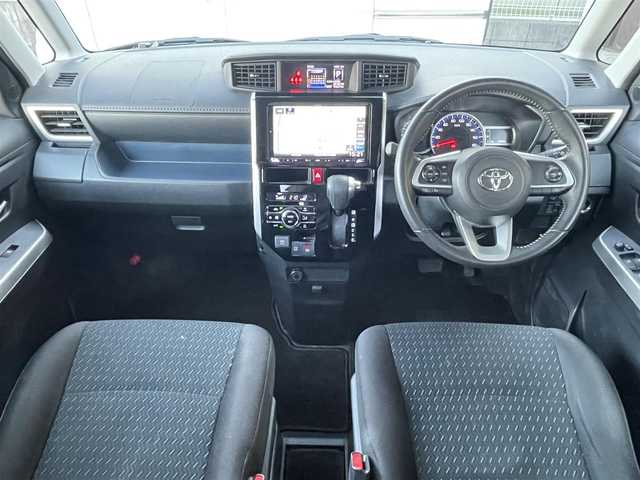 トヨタ ルーミー カスタムG 愛知県 2021(令3)年 9.2万km レーザーブルークリスタルシャイン /禁煙/ワンオーナー//9インチメモリナビ/フルセグ/CD/DVD/SD/MSV/HDMI//USB/BT/バックカメラ/全天周ドラレコ/ビルトインETC//革巻きステア/ステアスイッチ//オートリトラウィンカーミラー//電動パーキングブレーキ//リアロールサンシェード//純正14インチAW//純正フロアマット/純正ドアバイザー//純正LEDオートライト/オートハイビーム//純正LEDフォグランプ//スマートアシスト/対車・対歩行者衝突警報//対車・対歩行衝突回避支援ブレーキ/車線逸脱警報//ふらつき警報/先行車発進告知/ACC/RSA/ADB//バニティミラー//新車時保証書//取扱説明書