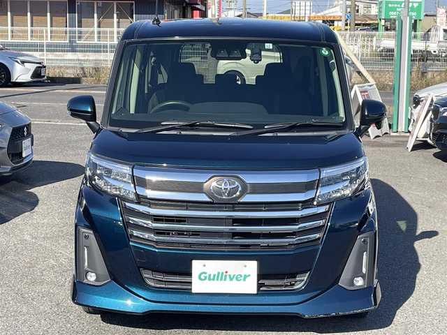 トヨタ ルーミー カスタムG 愛知県 2021(令3)年 9.2万km レーザーブルークリスタルシャイン /禁煙/ワンオーナー//9インチメモリナビ/フルセグ/CD/DVD/SD/MSV/HDMI//USB/BT/バックカメラ/全天周ドラレコ/ビルトインETC//革巻きステア/ステアスイッチ//オートリトラウィンカーミラー//電動パーキングブレーキ//リアロールサンシェード//純正14インチAW//純正フロアマット/純正ドアバイザー//純正LEDオートライト/オートハイビーム//純正LEDフォグランプ//スマートアシスト/対車・対歩行者衝突警報//対車・対歩行衝突回避支援ブレーキ/車線逸脱警報//ふらつき警報/先行車発進告知/ACC/RSA/ADB//バニティミラー//新車時保証書//取扱説明書