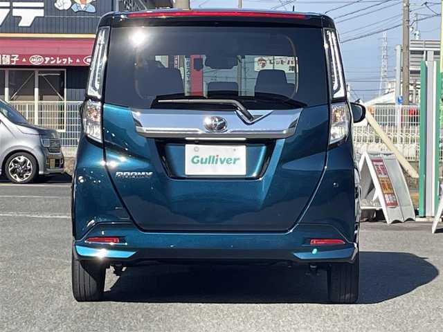 トヨタ ルーミー カスタムG 愛知県 2021(令3)年 9.2万km レーザーブルークリスタルシャイン /禁煙/ワンオーナー//9インチメモリナビ/フルセグ/CD/DVD/SD/MSV/HDMI//USB/BT/バックカメラ/全天周ドラレコ/ビルトインETC//革巻きステア/ステアスイッチ//オートリトラウィンカーミラー//電動パーキングブレーキ//リアロールサンシェード//純正14インチAW//純正フロアマット/純正ドアバイザー//純正LEDオートライト/オートハイビーム//純正LEDフォグランプ//スマートアシスト/対車・対歩行者衝突警報//対車・対歩行衝突回避支援ブレーキ/車線逸脱警報//ふらつき警報/先行車発進告知/ACC/RSA/ADB//バニティミラー//新車時保証書//取扱説明書