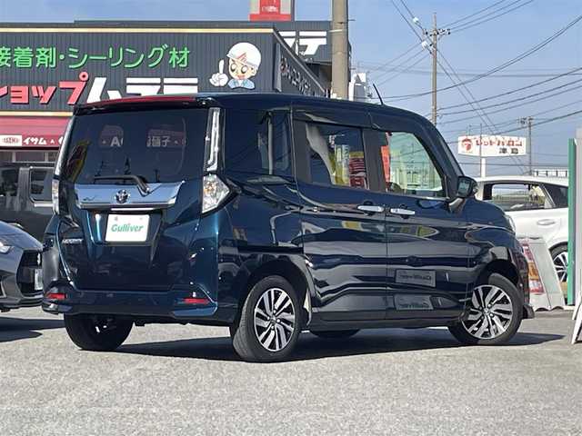 トヨタ ルーミー カスタムG 愛知県 2021(令3)年 9.2万km レーザーブルークリスタルシャイン /禁煙/ワンオーナー//9インチメモリナビ/フルセグ/CD/DVD/SD/MSV/HDMI//USB/BT/バックカメラ/全天周ドラレコ/ビルトインETC//革巻きステア/ステアスイッチ//オートリトラウィンカーミラー//電動パーキングブレーキ//リアロールサンシェード//純正14インチAW//純正フロアマット/純正ドアバイザー//純正LEDオートライト/オートハイビーム//純正LEDフォグランプ//スマートアシスト/対車・対歩行者衝突警報//対車・対歩行衝突回避支援ブレーキ/車線逸脱警報//ふらつき警報/先行車発進告知/ACC/RSA/ADB//バニティミラー//新車時保証書//取扱説明書