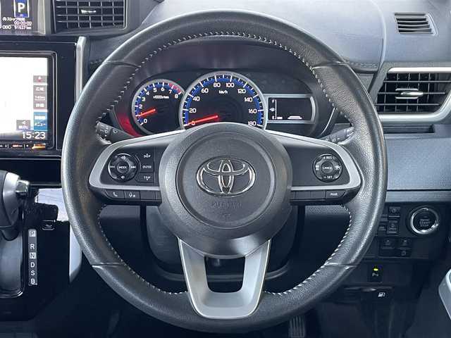 トヨタ ルーミー カスタムG 愛知県 2021(令3)年 9.2万km レーザーブルークリスタルシャイン /禁煙/ワンオーナー//9インチメモリナビ/フルセグ/CD/DVD/SD/MSV/HDMI//USB/BT/バックカメラ/全天周ドラレコ/ビルトインETC//革巻きステア/ステアスイッチ//オートリトラウィンカーミラー//電動パーキングブレーキ//リアロールサンシェード//純正14インチAW//純正フロアマット/純正ドアバイザー//純正LEDオートライト/オートハイビーム//純正LEDフォグランプ//スマートアシスト/対車・対歩行者衝突警報//対車・対歩行衝突回避支援ブレーキ/車線逸脱警報//ふらつき警報/先行車発進告知/ACC/RSA/ADB//バニティミラー//新車時保証書//取扱説明書