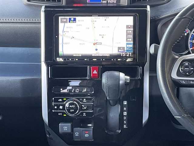 トヨタ ルーミー カスタムG 愛知県 2021(令3)年 9.2万km レーザーブルークリスタルシャイン /禁煙/ワンオーナー//9インチメモリナビ/フルセグ/CD/DVD/SD/MSV/HDMI//USB/BT/バックカメラ/全天周ドラレコ/ビルトインETC//革巻きステア/ステアスイッチ//オートリトラウィンカーミラー//電動パーキングブレーキ//リアロールサンシェード//純正14インチAW//純正フロアマット/純正ドアバイザー//純正LEDオートライト/オートハイビーム//純正LEDフォグランプ//スマートアシスト/対車・対歩行者衝突警報//対車・対歩行衝突回避支援ブレーキ/車線逸脱警報//ふらつき警報/先行車発進告知/ACC/RSA/ADB//バニティミラー//新車時保証書//取扱説明書