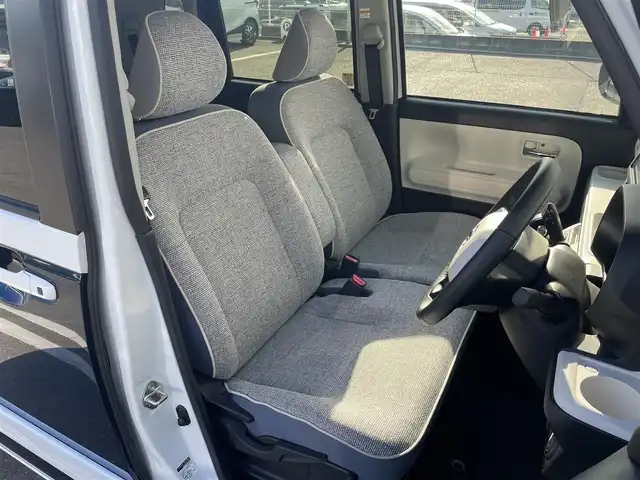 ダイハツ ムーヴ キャンバス ストライプス G 福岡県 2023(令5)年 1万km シャイニングホワイトパール/レーザーブルークリスタルシャイン 社外ナビ(フルセグTV/CD/DVD/BT)/全方位モニター/両側パワスラ/LEDヘッドライト/コーナーセンサー/シートヒーター/レーンキープアシスト/衝突軽減/スマートキー/プッシュスタート/スペアキー1本/取扱説明書/保証書