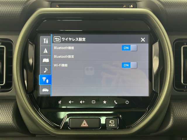スズキ ハスラー タフワイルド 秋田県 2024(令6)年 0.4万km オフブルーメタリック/ブラック 2トーン 4WD/純正メモリナビ/(フルセグTV/Bluetooth/DVD/CD/CarPlay/AndroidAuto)/全周囲カメラ/レーダークルーズコントロール/レーンキープアシスト/衝突被害軽減システム/横滑防止機能/ダウンヒルアシストコントロール/アイドリングストップ/前後ドライブレコーダー/プッシュスタート/スマートキー/オートライト/LEDヘッドライト/フォグランプ/オートマチックハイビーム/革巻ステアリング/ステアリングリモコン/前席シートヒーター/ビルトインETC/後方コーナーセンサー/ルーフレール/純正フロアマット/純正アルミホイール/取扱説明書/保証書