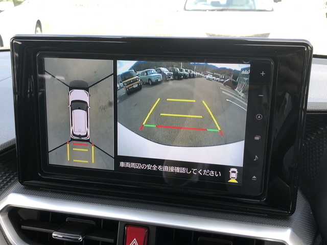 ダイハツ ロッキー プレミアム 愛媛県 2019(令1)年 5.7万km ブラックマイカメタリック/シャイニングホワイトパール 純正9インチナビ(NSZN-Y70D)/・CD/DVD/フルセグTV/・Bluetooth/MSV/USB/全方位モニター/ナビ連動ドライブレコーダー/ハーフレザーシート/・D/N席シートヒーター/置くだけ充電/ブラインドスポットモニター/レーンキープアシスト/レーダークルーズコントロール/衝突軽減ブレーキ/LEDオートライト/アイドリングストップ/プッシュスタート/・スマートキー/AA出品票記載あり、現物未着/・取扱説明書/・保証書/・ナビSD(動作未確認)