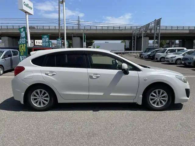 スバル インプレッサ スポーツ 1．6i－L 石川県 2013(平25)年 10.2万km パール 純正メモリーナビ/純正CD/DVD/フルセグTV/バックカメラ/キーレス/ETC/純正アルミホイール/ABS/電動ミラー/スタッドレス&ホイール積み込み