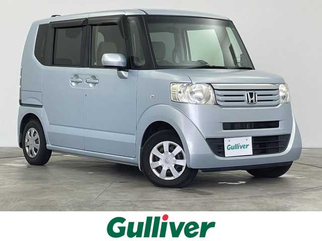 ホンダ Ｎ ＢＯＸ G Lパッケージ 群馬県 2012(平24)年 8.3万km クールミストメタリック 純正７インチナビ　バックカメラ　片側パワースライドドア　ヘッドライトレベライザー　ベンチシート　横滑り防止装置　オートエアコン　スマートキー　プッシュスタート　電動格納ミラー　ＡＢＳ　禁煙車