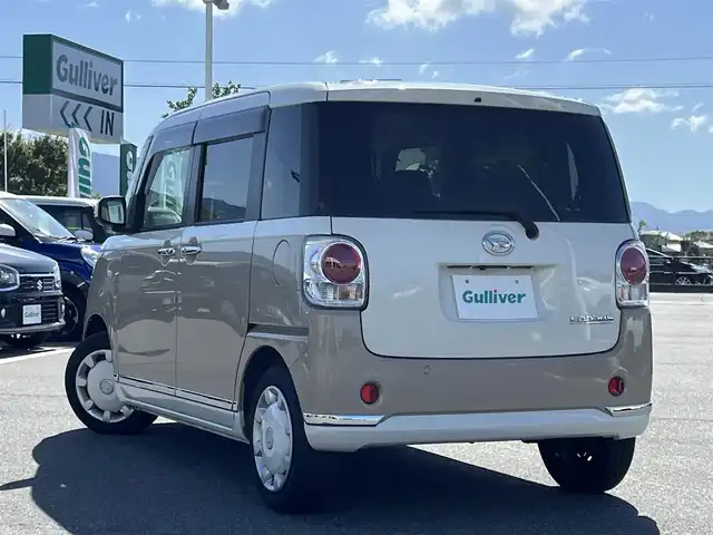 ダイハツ ムーヴ キャンバス G メイクアップ リミテッド　SAⅢ 奈良県 2020(令2)年 2万km パールホワイトⅢ/ナチュラルベージュマイカメタリック 2トーン 純正ナビ　[NMZK-W70D]/全方位カメラ　/両側パワースライドドア　/ＥＴＣ　/前方ドライブレコーダー　/フルセグＴＶ　/スマートアシストIII　/ＬＥＤヘッドライト　/オートライト　/オートマチックハイビーム