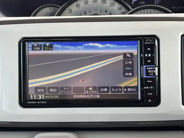 ダイハツ ムーヴ キャンバス G メイクアップ リミテッド　SAⅢ 奈良県 2020(令2)年 2万km パールホワイトⅢ/ナチュラルベージュマイカメタリック 2トーン 純正ナビ　[NMZK-W70D]/全方位カメラ　/両側パワースライドドア　/ＥＴＣ　/前方ドライブレコーダー　/フルセグＴＶ　/スマートアシストIII　/ＬＥＤヘッドライト　/オートライト　/オートマチックハイビーム
