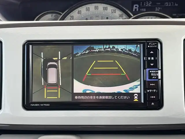 ダイハツ ムーヴ キャンバス G メイクアップ リミテッド　SAⅢ 奈良県 2020(令2)年 2万km パールホワイトⅢ/ナチュラルベージュマイカメタリック 2トーン 純正ナビ　[NMZK-W70D]/全方位カメラ　/両側パワースライドドア　/ＥＴＣ　/前方ドライブレコーダー　/フルセグＴＶ　/スマートアシストIII　/ＬＥＤヘッドライト　/オートライト　/オートマチックハイビーム