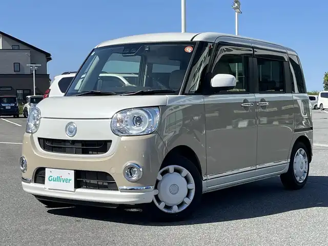 ダイハツ ムーヴ キャンバス G メイクアップ リミテッド　SAⅢ 奈良県 2020(令2)年 2万km パールホワイトⅢ/ナチュラルベージュマイカメタリック 2トーン 純正ナビ　[NMZK-W70D]/全方位カメラ　/両側パワースライドドア　/ＥＴＣ　/前方ドライブレコーダー　/フルセグＴＶ　/スマートアシストIII　/ＬＥＤヘッドライト　/オートライト　/オートマチックハイビーム