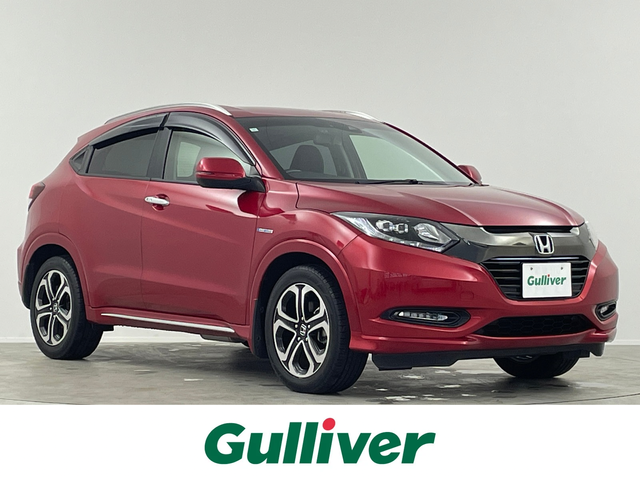 ホンダ ヴェゼル ハイブリッド Z ホンダセンシング 埼玉県 2017(平29)年 4.4万km プレミアムクリスタルレッドM 禁煙 純正8型ナビ BT 温シート Bカメラ ETC レーダークルーズコントロール 衝突軽減システム ドライブレコーダー ルーフレール ハーフレザーシート スマートキー 純正LEDヘッドライト