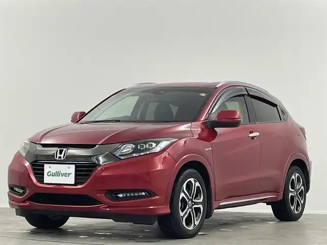 ホンダ ヴェゼル ハイブリッド Z ホンダセンシング 埼玉県 2017(平29)年 4.4万km プレミアムクリスタルレッドM 禁煙 純正8型ナビ BT 温シート Bカメラ ETC レーダークルーズコントロール 衝突軽減システム ドライブレコーダー ルーフレール ハーフレザーシート スマートキー 純正LEDヘッドライト