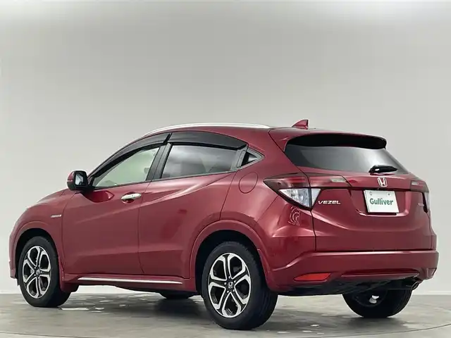 ホンダ ヴェゼル ハイブリッド Z ホンダセンシング 埼玉県 2017(平29)年 4.4万km プレミアムクリスタルレッドM 禁煙 純正8型ナビ BT 温シート Bカメラ ETC レーダークルーズコントロール 衝突軽減システム ドライブレコーダー ルーフレール ハーフレザーシート スマートキー 純正LEDヘッドライト