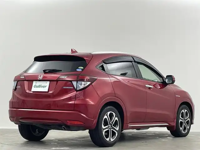 ホンダ ヴェゼル ハイブリッド Z ホンダセンシング 埼玉県 2017(平29)年 4.4万km プレミアムクリスタルレッドM 禁煙 純正8型ナビ BT 温シート Bカメラ ETC レーダークルーズコントロール 衝突軽減システム ドライブレコーダー ルーフレール ハーフレザーシート スマートキー 純正LEDヘッドライト