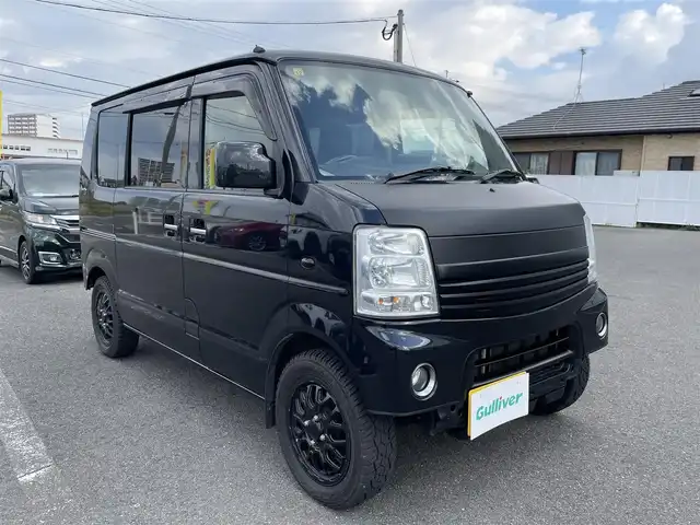 スズキ エブリィ ワゴン PZターボ 長崎県 2013(平25)年 11.7万km ブルーイッシュブラックパール3 社外ディスプレイオーディオ/シートヒーター/左パワースライドドア/社外ハンドル/ETC/シートカバー/ドライブレコーダー