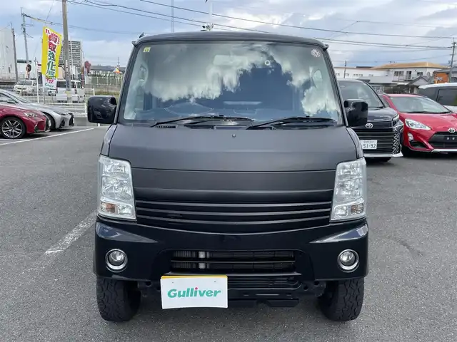 スズキ エブリィ ワゴン PZターボ 長崎県 2013(平25)年 11.7万km ブルーイッシュブラックパール3 社外ディスプレイオーディオ/シートヒーター/左パワースライドドア/社外ハンドル/ETC/シートカバー/ドライブレコーダー