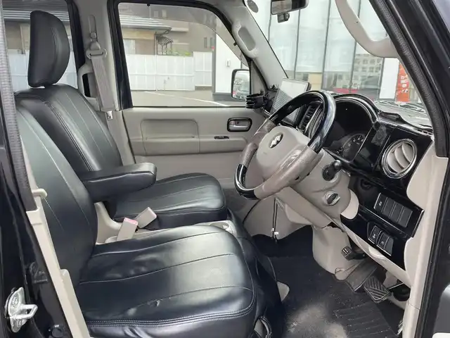 スズキ エブリィ ワゴン PZターボ 長崎県 2013(平25)年 11.7万km ブルーイッシュブラックパール3 社外ディスプレイオーディオ/シートヒーター/左パワースライドドア/社外ハンドル/ETC/シートカバー/ドライブレコーダー