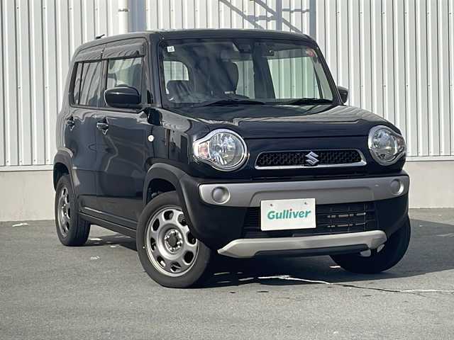 スズキ ハスラー G 三重県 2017(平29)年 2.6万km ブルーイッシュブラックパール3 社外7インチナビ/フルセグTV/社外前方ドライブレコーダー/ETC/D.N席シートヒーター/衝突被害軽減システム/アイドリングストップ/電動格納ミラー/プッシュスタート/スマートキー/スペアキー