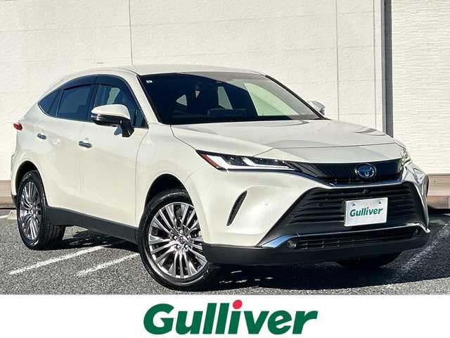 トヨタ ハリアー ハイブリッド Z レザーパッケージ 千葉県 2021(令3)年 2.1万km ホワイトパールクリスタルシャイン ナビ　黒革　全方位カメラ　ＪＢＬ　ＨＵＤ　フルセグ　ＢＴ　スマートミラー　ＢＳＭ　ＲＣＴＡ　ドラレコ　ステアヒーター　エアシート　電動シート　レーダークルーズ　ＥＴＣ　電動リアドア　ＬＥＤ　１９ＡＷ
