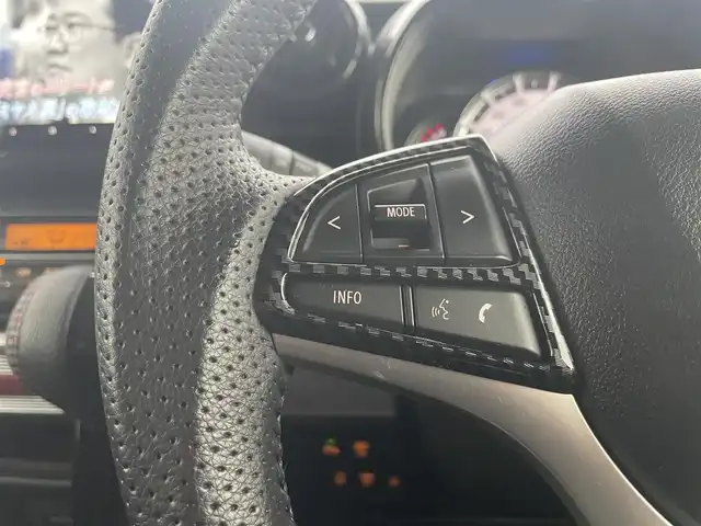 スズキ スペーシア カスタム HYBRID XS 富山県 2021(令3)年 1.7万km ブルーイッシュブラックパール3 ４ＷＤ／/社外ナビ／/フルセグＴＶ／/Ｂｌｕｅｔｏｏｔｈ／/ＤＶＤ再生／/バックカメラ／/両側パワースライドドア／/ハーフレザー／/シートヒーター／/レーダークルコン／/社外マフラー／/コーナーセンサー／/衝突軽減ブレーキ