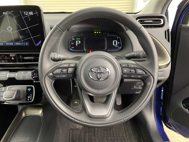 トヨタ アクア Z 道央・札幌 2023(令5)年 2万km ダークブルーマイカM ・４ＷＤ　/寒冷地仕様　/・純正ディスプレイ　/・ナビ（BT/AM/FM）　/・バックカメラ／パノラミックビューモニター/・トヨタセーフティセンス/・プリクラッシュセーフティー　/・レーントレーシングアシスト　/・レーダークルーズコントロール　　/・オートハイビーム/LEDライト/・ブラインドスポットミニター/・社外ドライブレコーダー（360℃タイプ）/・純正エンジンスターター/・ミラーヒーター/・AC100V/・ビルトインETC/・スマートキー/・スペアキー