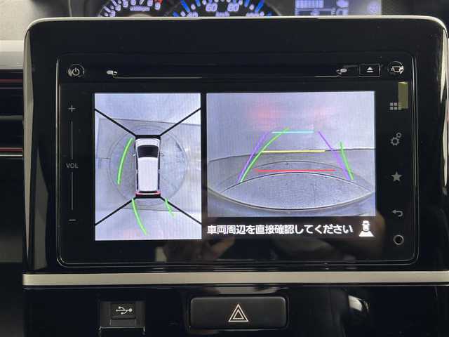 スズキ ワゴンＲ スティングレー HYBRID T 道央・札幌 2017(平29)年 10.8万km ブルーイッシュブラックパール3 ・ワンオーナー/・4WD/・ターボ車/・純正ナビ/　CD/DVD/BT/フルセグ/・全方位カメラ/・衝突軽減ブレーキ/・レーンアシスト/・横滑り防止/・クルーズコントロール/・ヘッドアップディスプレイ/・アイドリングストップ/・革巻きステアリング/・パドルシフト/・ステアリングスイッチ/・運転席/助手席シートヒーター/・オートライト/・フォグランプ/・電動格納ウィンカーミラー/・取説・保証書あり