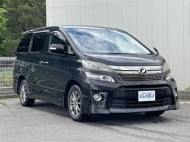 トヨタ ヴェルファイア 2．4Z 福島県 2012(平24)年 13万km ブラック (株)IDOMが運営する【じしゃロン福島店】の自社ローン専用車両になります。こちらは現金またはオートローンご利用時の価格です。自社ローンご希望の方は別途その旨お申付け下さい/純正ＳＤナビ/フルセグテレビ/バックカメラ/ウッドコンビステアリング/オットマン/コーナーセンサー/ステアリングリモコン/ドアバイザー/ＥＴＣ/ｎａｎｏｅ/ＥＣＯモード切替/ウィンカーミラー