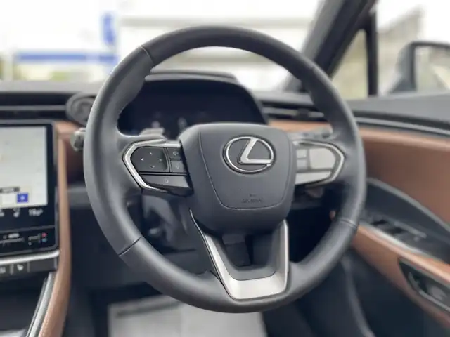 レクサス ＬＢＸ リラックス 東京都 2024(令6)年 0.6万km ソニッククォーツ ワンオーナー/Lexus Safety Systemu+/純正9.8インチディスプレイオーディオ/　（コネクティッドナビ対応・Bluetooth・Miracast）/パノラミックビューモニター/カラーヘッドアップディスプレイ/アドバンスドパーク/純正OP前後ドライブレコーダー/おくだけ充電/アクセサリーコンセントAC100V1500W/セミアニリン茶革シート/前席シートヒーター/運転席8Way調整式パワーシート/ステアリングヒーター/寒冷地仕様/ブラインドスポットモニター/LEDヘッドライト/LEDフォグライト/クリアランスソナー/パワーバックドア/スマートキー/保証書/取扱説明書