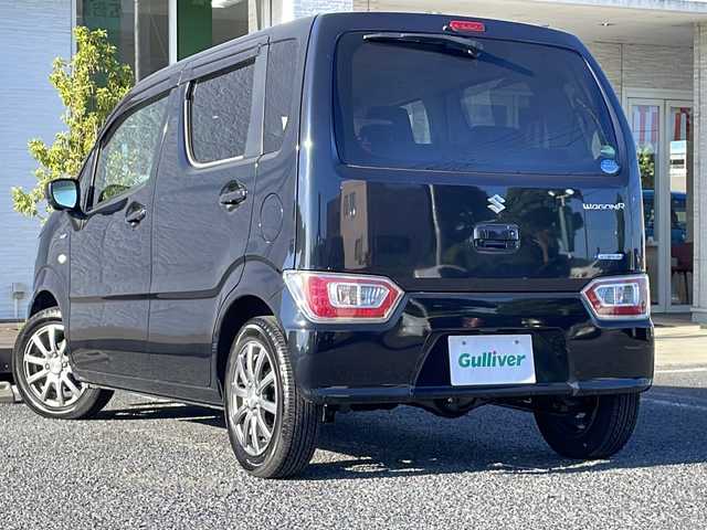 スズキ ワゴンＲ HYBRID FX 千葉県 2017(平29)年 7.2万km ブルーイッシュブラックパール3 ４ＷＤ　ナビ　全方位カメラ　ヘッドアップディスプレイ　シートヒーター　フルセグＴＶ　ＥＴＣ　ＢＴ　衝突被害軽減ブレーキ　純正マット　プッシュスタート　スマートキー　オートライト 外アルミホイール