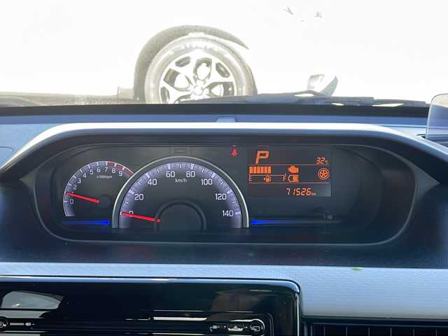 スズキ ワゴンＲ HYBRID FX 千葉県 2017(平29)年 7.2万km ブルーイッシュブラックパール3 ４ＷＤ　ナビ　全方位カメラ　ヘッドアップディスプレイ　シートヒーター　フルセグＴＶ　ＥＴＣ　ＢＴ　衝突被害軽減ブレーキ　純正マット　プッシュスタート　スマートキー　オートライト 外アルミホイール