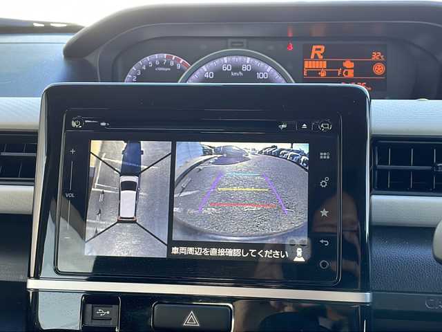 スズキ ワゴンＲ HYBRID FX 千葉県 2017(平29)年 7.2万km ブルーイッシュブラックパール3 ４ＷＤ　ナビ　全方位カメラ　ヘッドアップディスプレイ　シートヒーター　フルセグＴＶ　ＥＴＣ　ＢＴ　衝突被害軽減ブレーキ　純正マット　プッシュスタート　スマートキー　オートライト 外アルミホイール