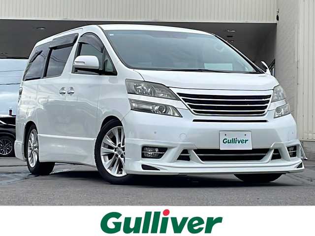トヨタ ヴェルファイア 3．5Z Gエディション 道北・旭川 2008(平20)年 10.3万km ホワイトパールクリスタルシャイン /４ＷＤ//寒冷地仕様//社外ナビ/CD/DVD/SD/BT/TV//両側パワースライドドア//社外エアロ//車高調ブリッツ//パワーバックドア//フロントデアイサー//木目調革巻きコンビステアリング//ステアリングスイッチ//クルーズコントロール//純正フロアマット//パワーシート//オットマン//シートメモリー//オートライト//フォグランプ//ミラーウィンカー//ドアバイザー//スマートキー//社外エンジンスターター//ビルトインETC//プッシュスタート//保証書//取説
