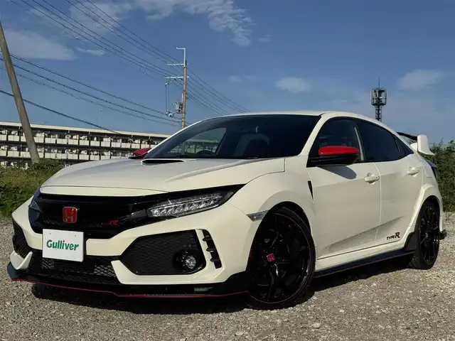 ホンダ シビック タイプR 兵庫県 2019(令1)年 3万km チャンピオンシップホワイト 社外ナビ/フルセグTV/バックカメラ/Bluetooth接続可/DVD再生可/ビルトインETC/前後ドラレコ/純正20インチAW/大型リアスポイラー/クルーズコントロール/ステリモ/LEDヘッドライト/プッシュスタート/スマートキー2個
