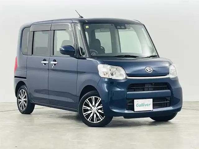 ダイハツ タント X VS SAⅢ 福島県 2018(平30)年 4.7万km レーザーブルークリスタルシャイン スマートアシスト/・エマージェンシーブレーキ/・ストップシグナル/・ヒルホールドシステム/・衝突被害軽減システム/・盗難防止装置/・車線逸脱警報装置/・コーナーセンサー/純正7インチナビ/・フルセグ/TV/USB/BT/CD/DVD/AM/FM/全方位カメラ/両側パワスラ/LEDヘッドライト/・オートライト/・オートマチックハイビーム/シートヒーター/・ベンチシート/・フルフラットシート/純正14インチアルミホイール/アイドリングストップ/ETC/ドラレコ/ドアバイザー/純正フロアマット/プッシュスタート/・スマートキー